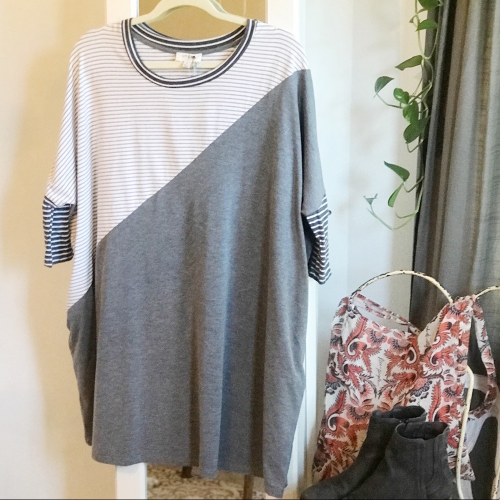 SOLD ✨ Umgee Asymmetrical Striped Dress
